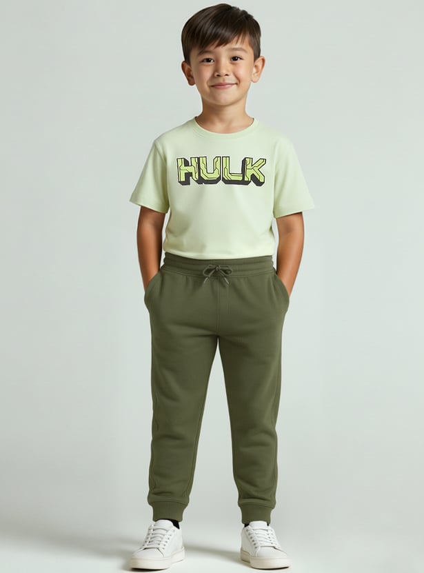 Boys Knit Relaxed Fit Joggers