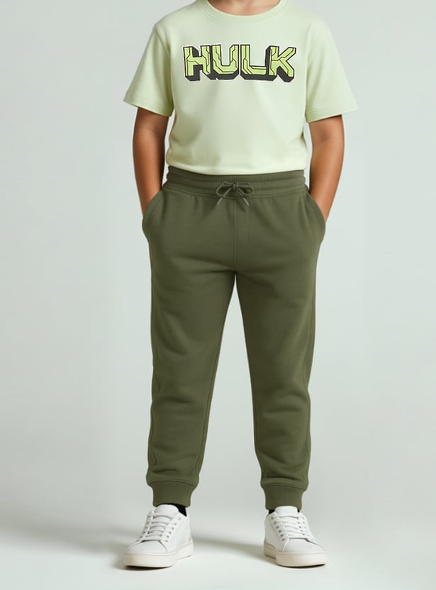 Boys Knit Relaxed Fit Joggers