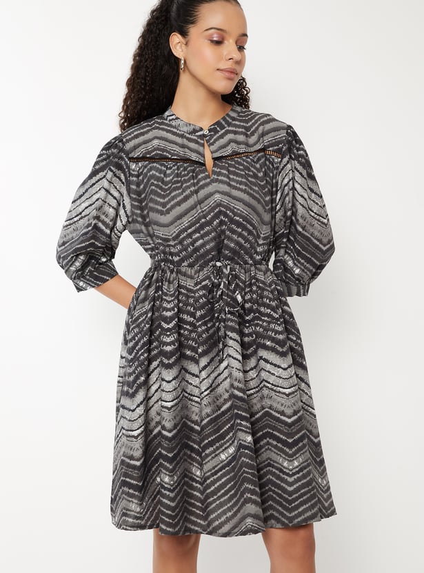 Women Printed A -line Dress