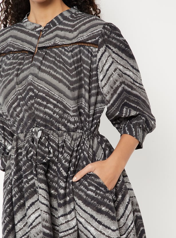Women Printed A -line Dress