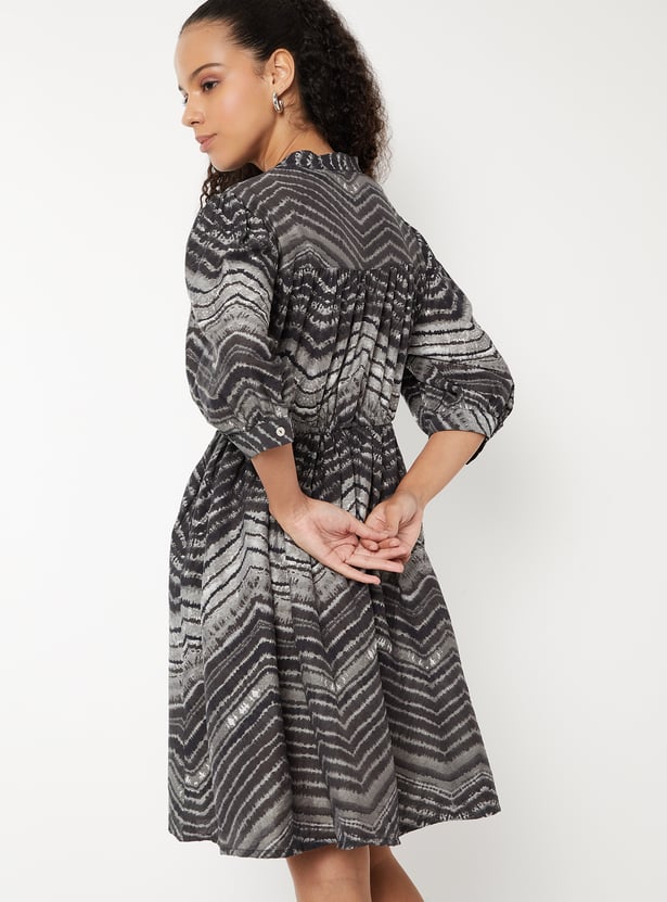 Women Printed A -line Dress