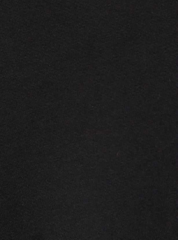 Men Knit Fleece Hooded Sweatshirt