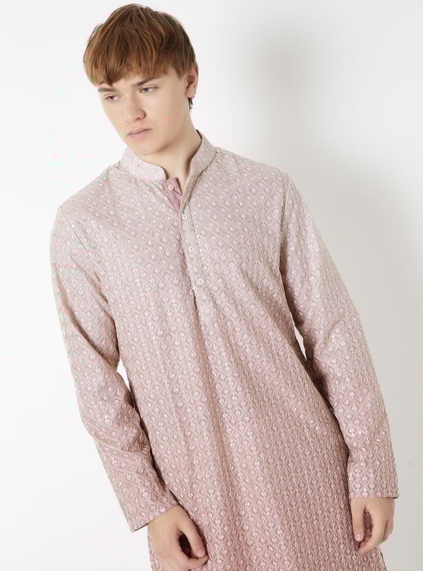 Men Ombre Regular Fit Kurta