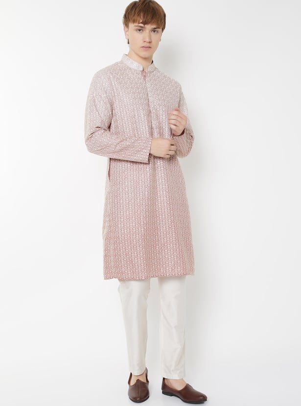 Men Ombre Regular Fit Kurta