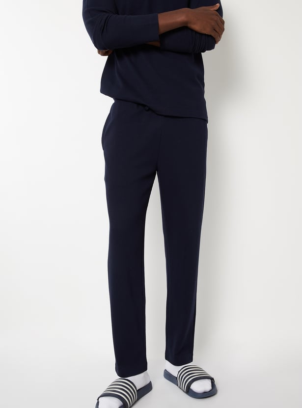 Men Textured Lounge Pants