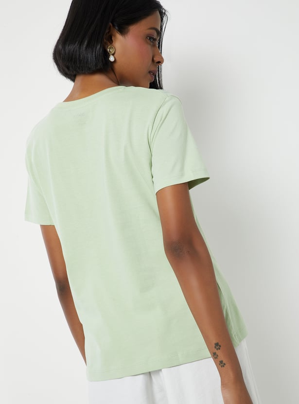 Women Floral Print T-shirt