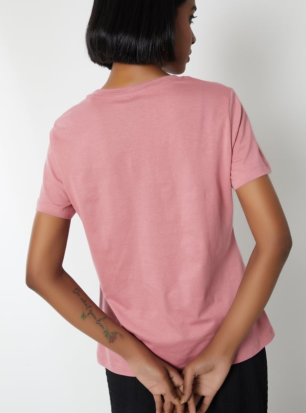 Women Embroidered T-shirt