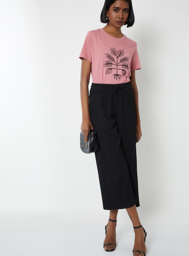 Women Embroidered T-shirt