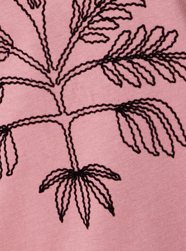 Women Embroidered T-shirt