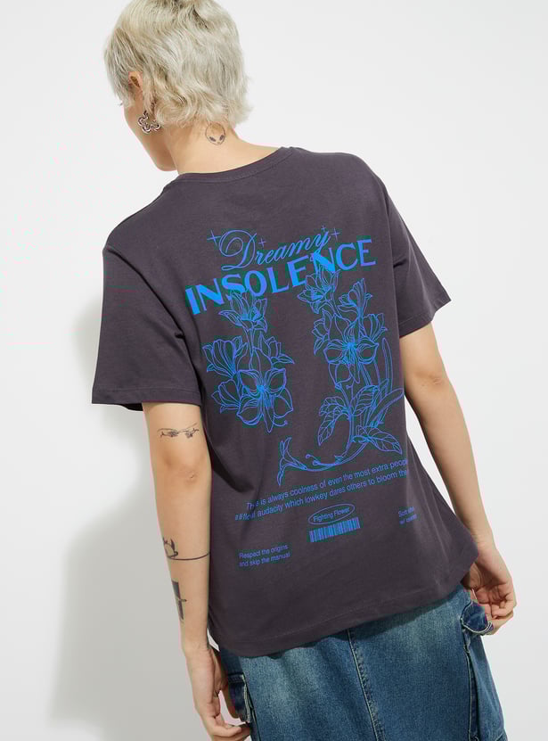 URB_N Women Printed Relaxed Fit T-shirt