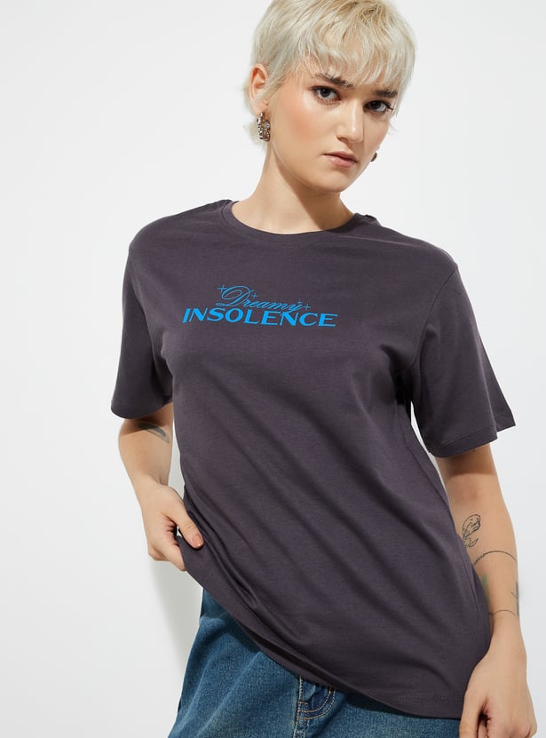 URB_N Women Printed Relaxed Fit T-shirt