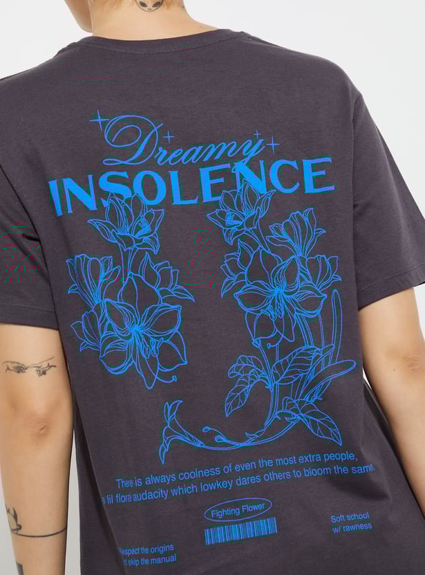 URB_N Women Printed Relaxed Fit T-shirt