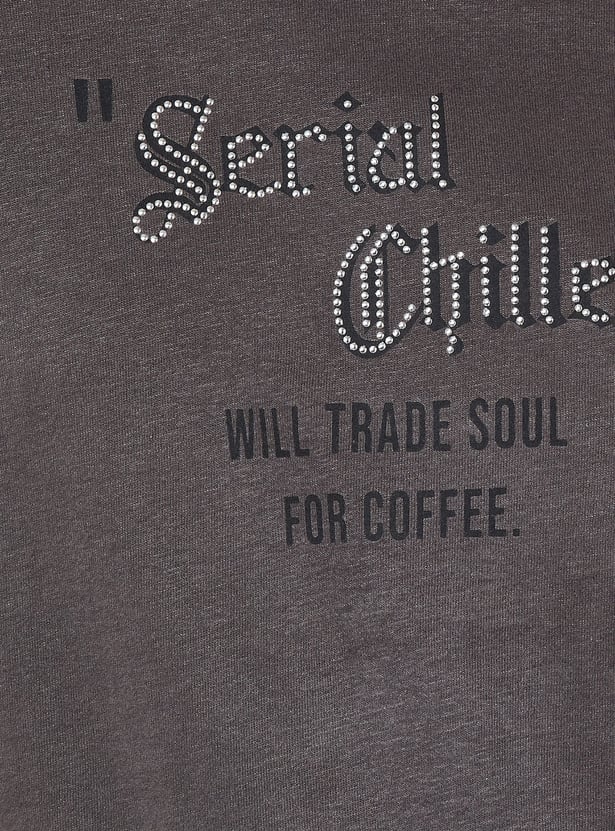 ALAYA F x URB_N Women Printed Overszied T-shirt