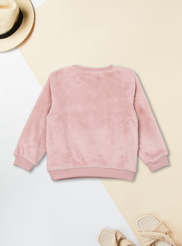 Girls Sequins Joggers Set