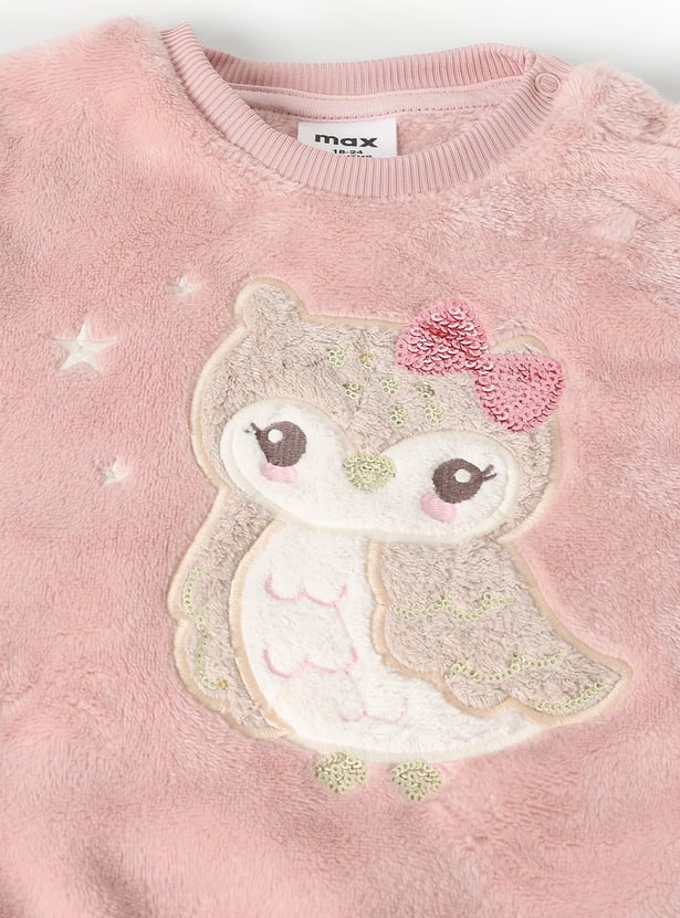 Girls Sequins Joggers Set