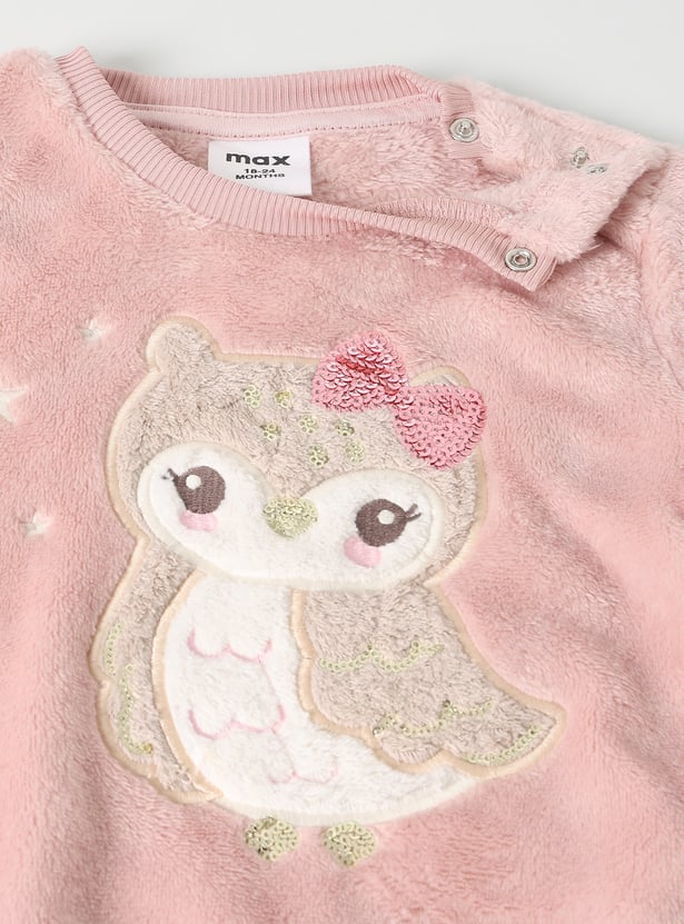 Girls Sequins Joggers Set