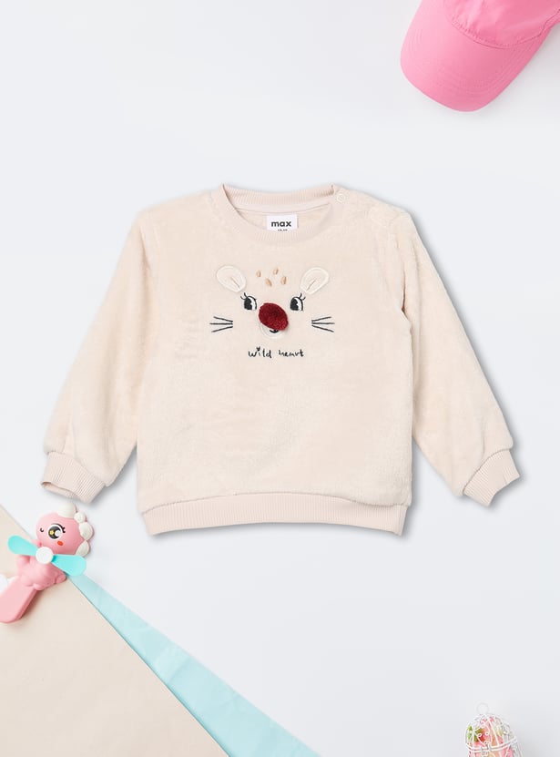 Girls Applique Joggers Set