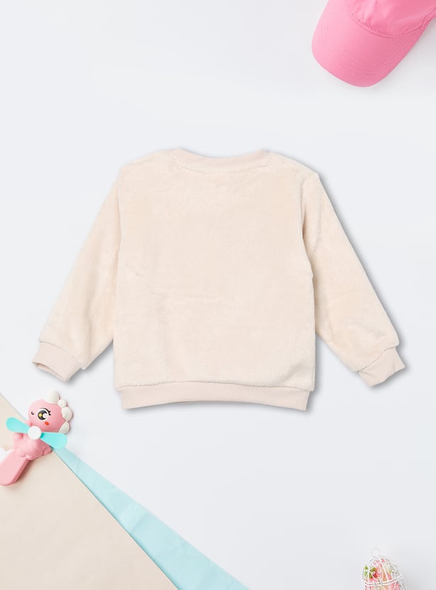 Girls Applique Joggers Set