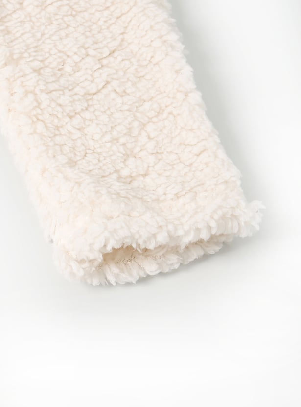 Girls Fuzzy Trousers Set