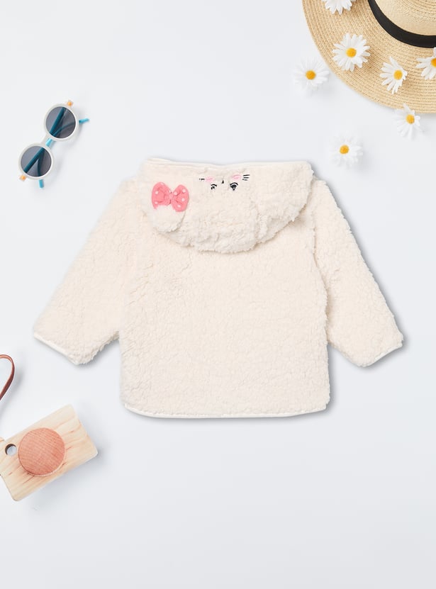 Girls Fuzzy Trousers Set