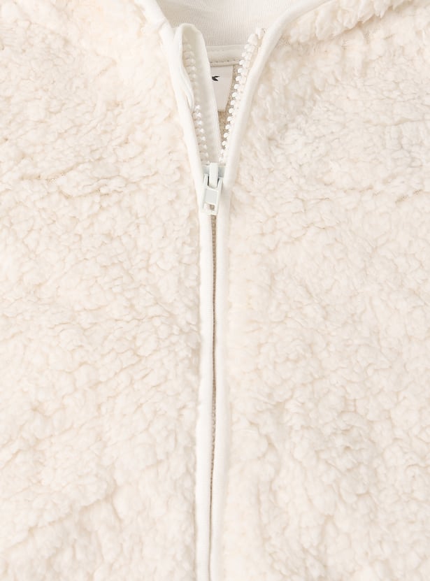 Girls Fuzzy Trousers Set