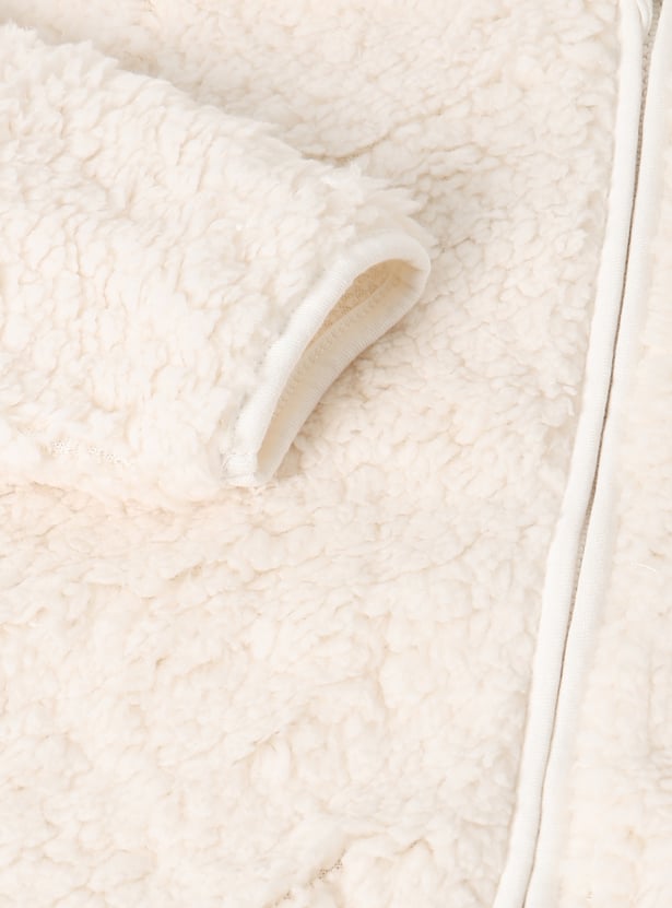 Girls Fuzzy Trousers Set