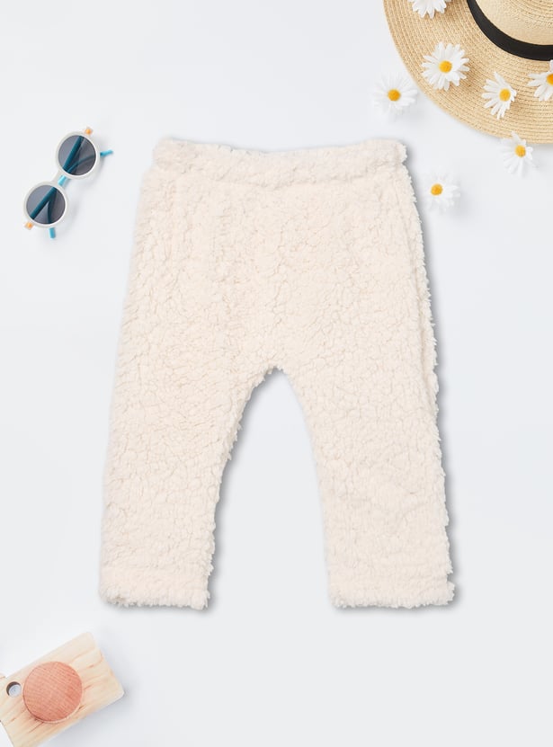 Girls Fuzzy Trousers Set