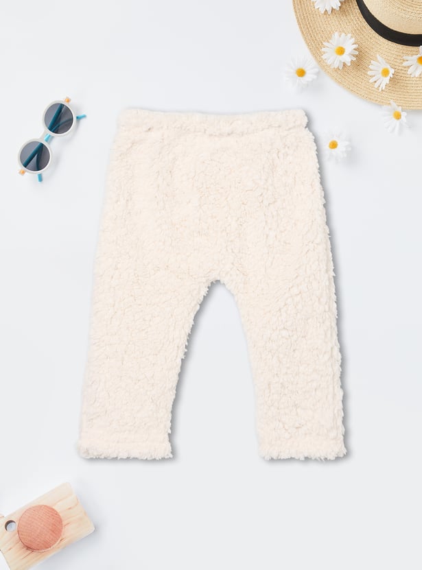 Girls Fuzzy Trousers Set