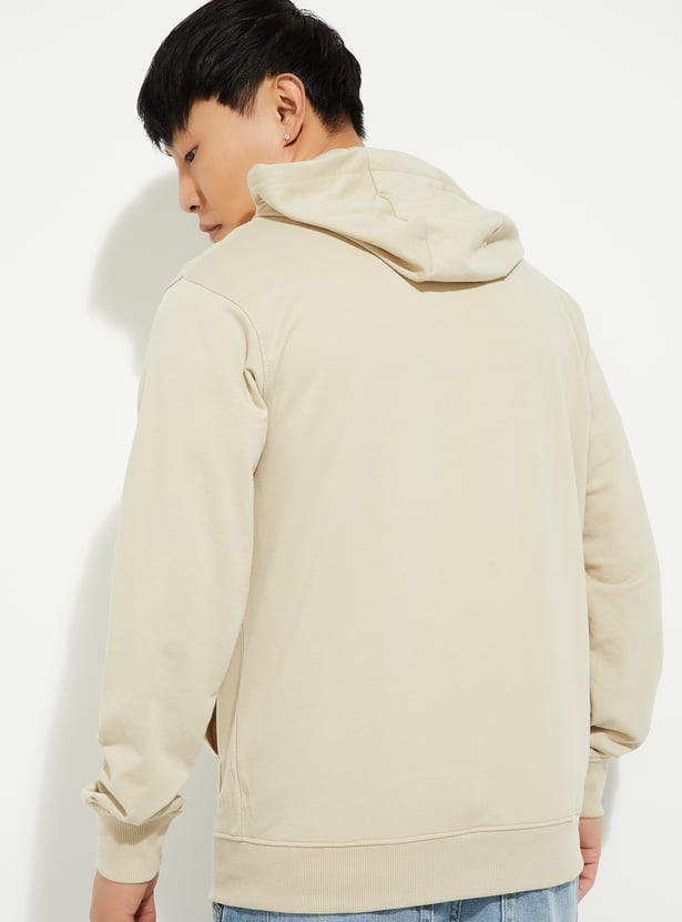 URB_N Men Solid Hooded Sweatshirt