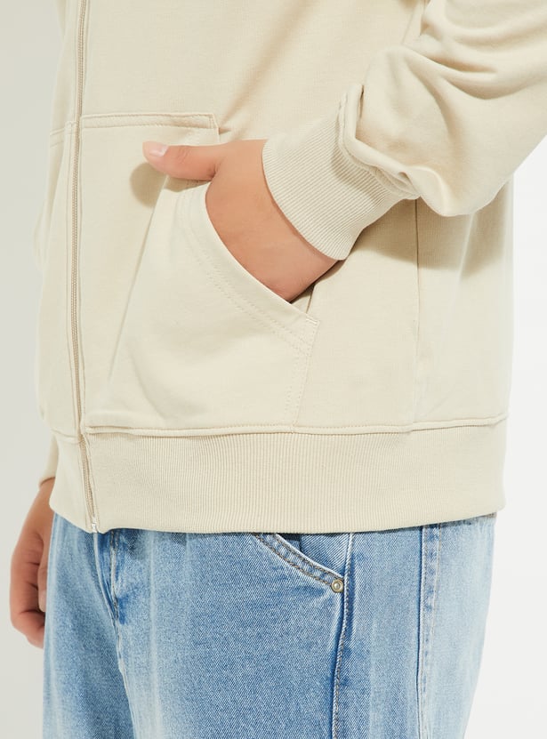 URB_N Men Solid Hooded Sweatshirt