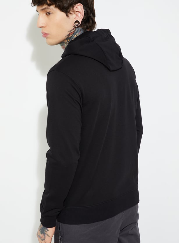 Buy URB_N Men Printed Hooded Sweatshirt Online at just Rs. 899.0