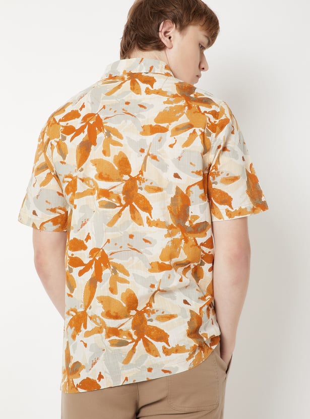 Men Printed Slim Fit Shirt