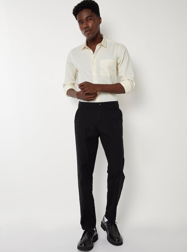 Men Patterned Regular Fit Formal Shirt