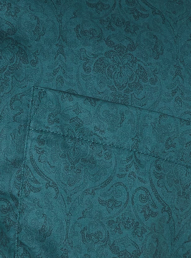 Men Printed Slim Fit Formal Shirt