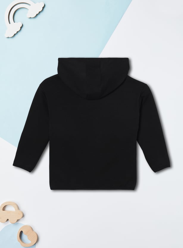Boys Printed Hooded Sweatshirt