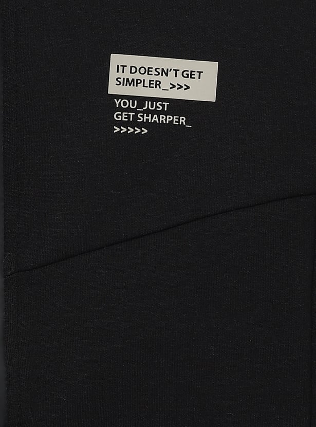 Boys Printed Hooded Sweatshirt