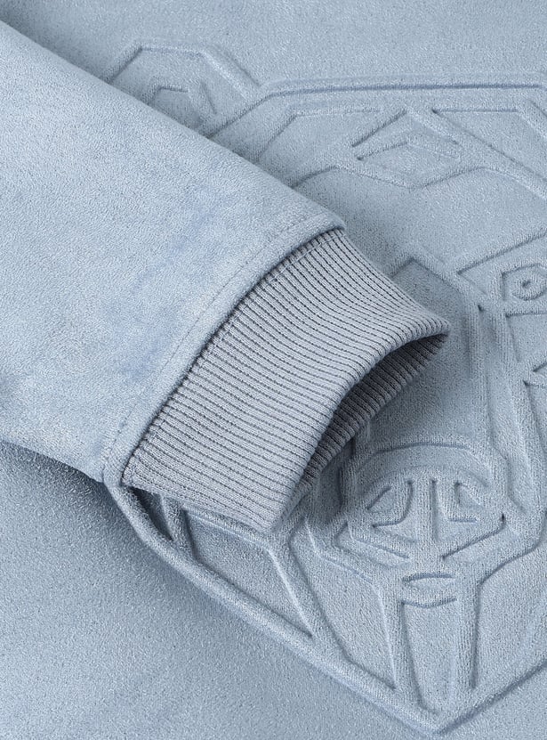 Boys Embossed Oversized Sweatshirt