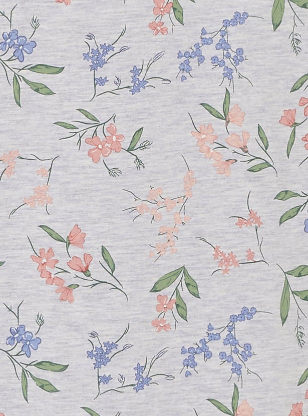 Women Floral Print Nightgown