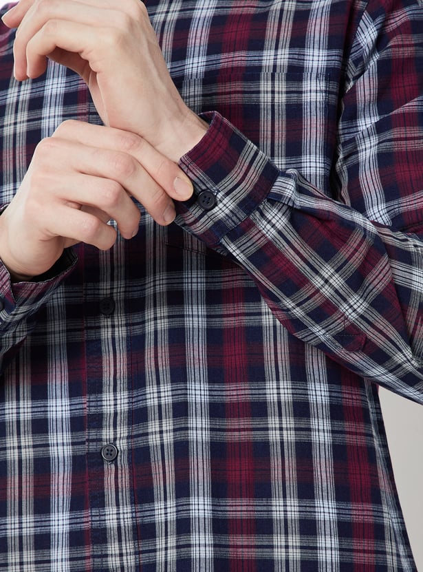 Men Checked Regular Fit Shirt