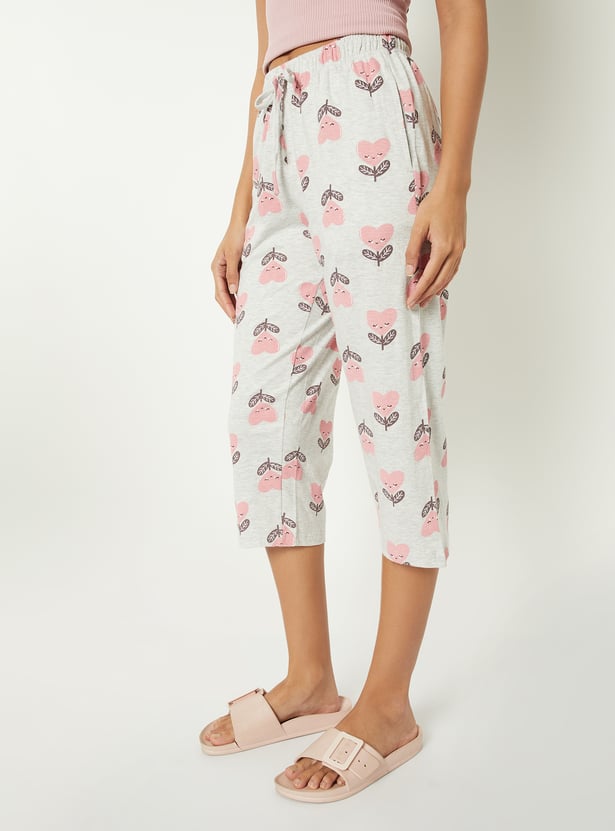 Women Printed Capris