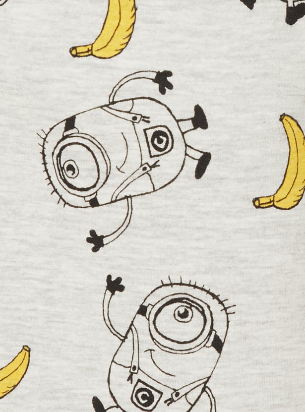 Women Minions Print Capris