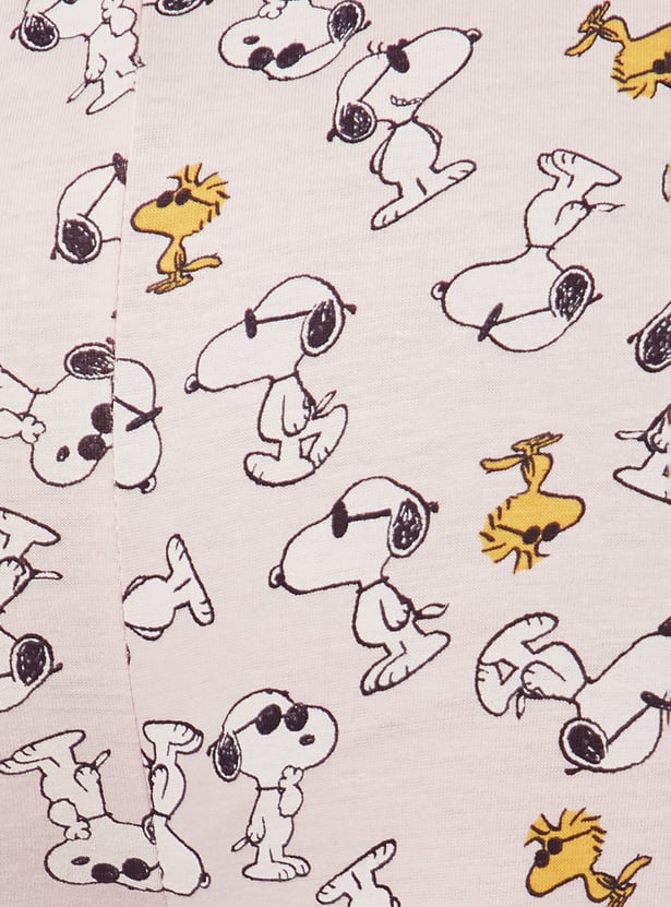 Women Peanuts Print Pyjamas