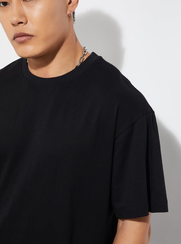 URB_N Men Oversized Solid T-shirt