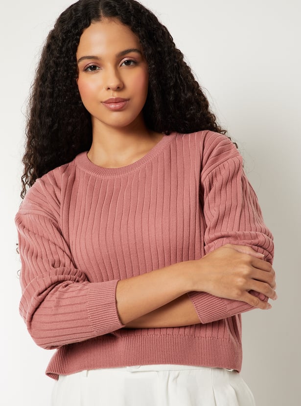 Women Ribbed Sweater