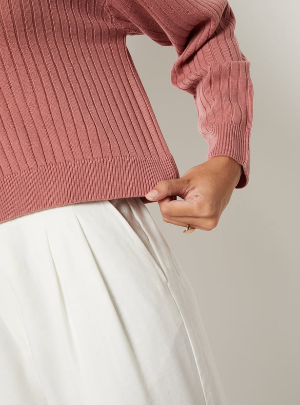 Women Ribbed Sweater