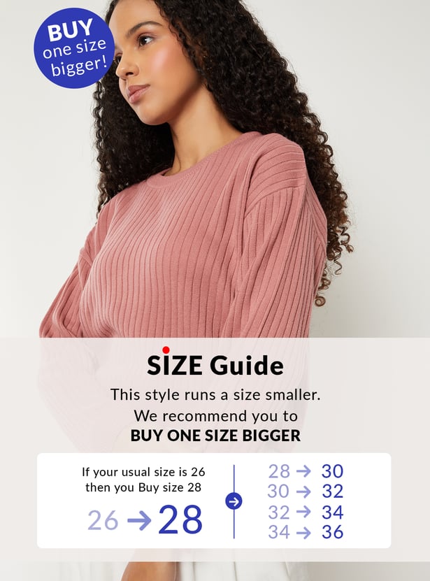 Women Ribbed Sweater