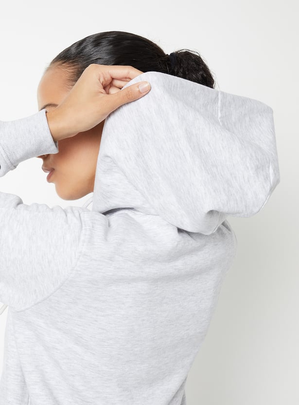 Women Solid Hooded Jacket