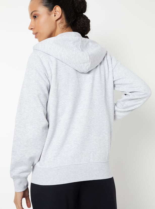 Women Solid Hooded Jacket