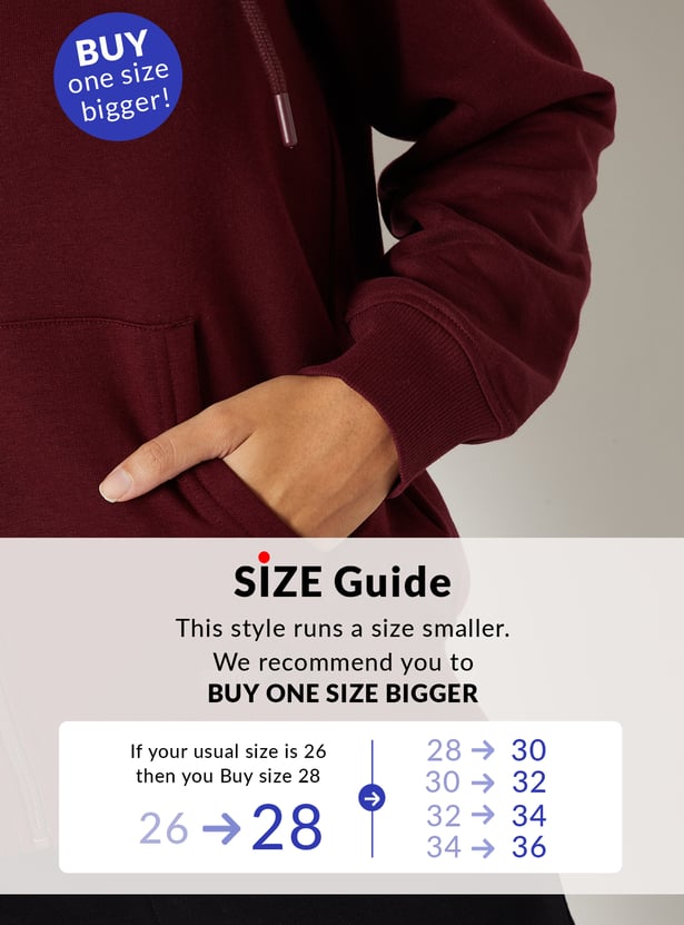 Women Solid Hooded Jacket