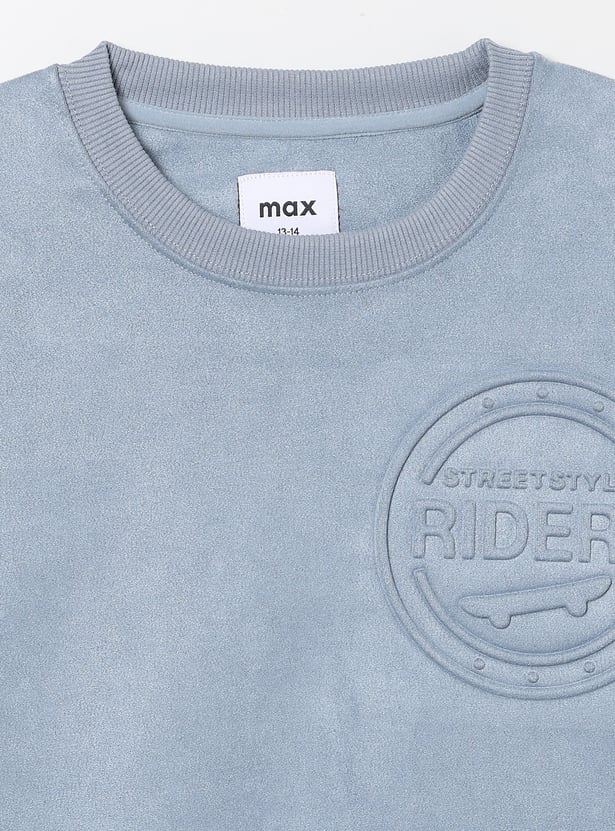 Boys Embossed Sweatshirt